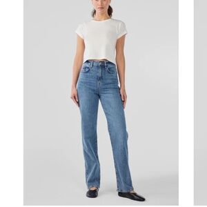 Triarchy V High-Rise Prime Indigo Straight Leg Jean Size 26